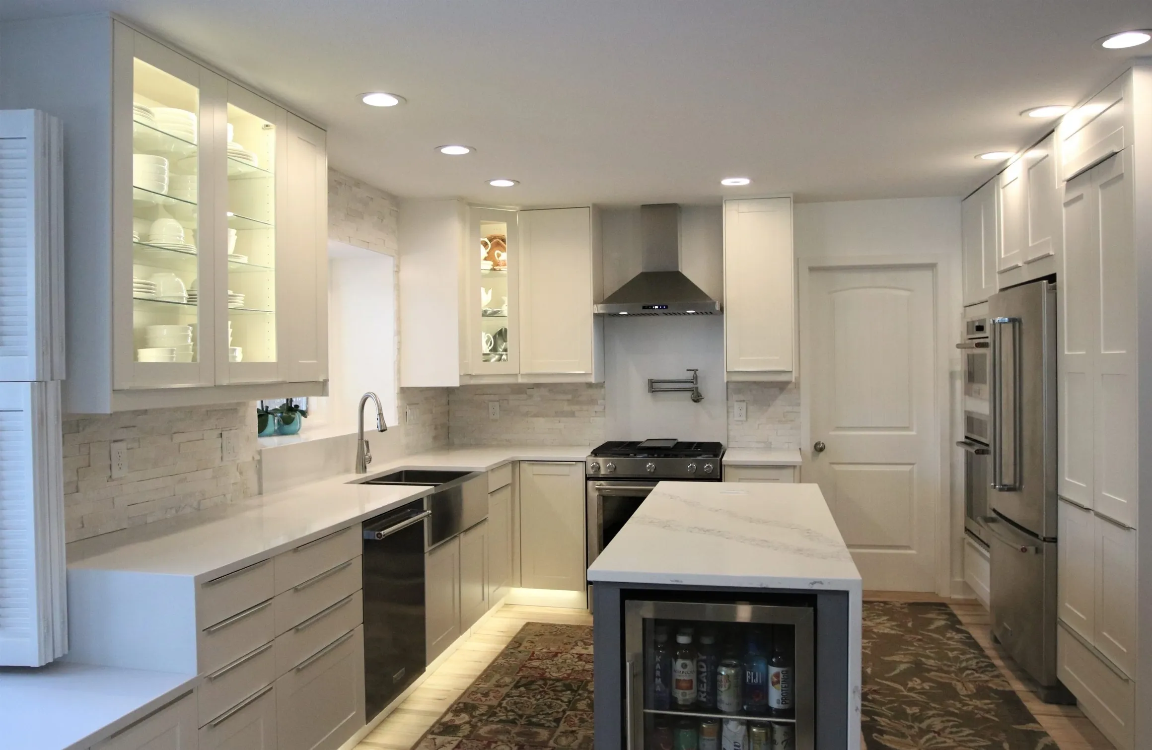 Elegant cabinetry upgrade through kitchen remodeling services